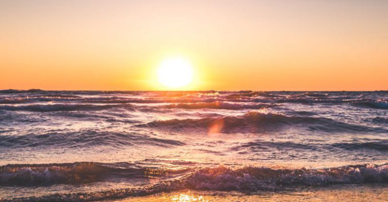 Beach - Scenic View of Ocean During Sunset