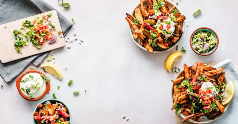 Cuisine - Assorted Salads on Bowls