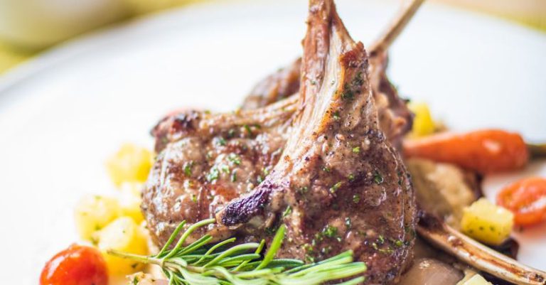 Cuisine - Close-up of Steak Meal Served in Plate